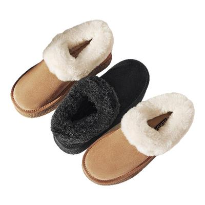 森达雪地靴女鞋2024冬季