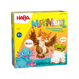 德国HABA儿童捣乱小蝾螈桌游动物大混搭声音专注力反应力玩具4岁5