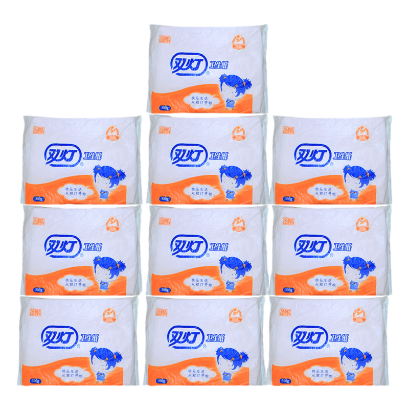 双灯卫生纸厕纸整箱300g
