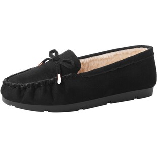 老北京布鞋女冬季加绒2025新款秋正品官方旗舰店黑色工作豆豆棉鞋