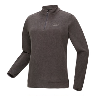 Ozark奥索卡抓绒衣半拉链平板绒套头运动户外套轻便保暖抓绒女款