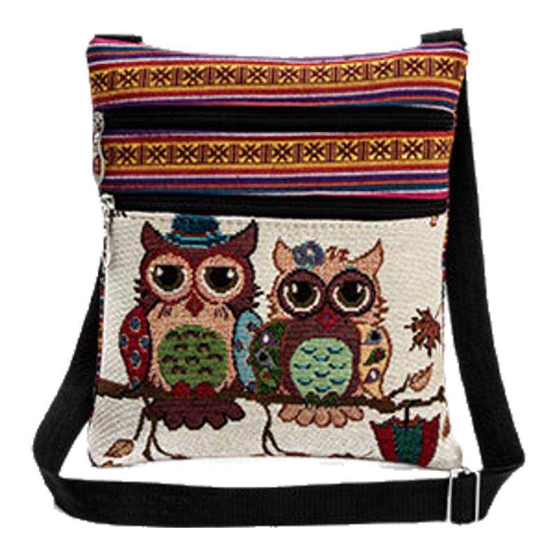 包包民族风斜挎包休闲手机包新款帆布时尚女士轻便饭盒单肩小跨包