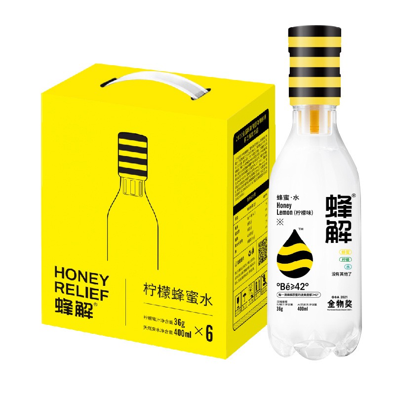 蜂解柠檬蜂蜜水果汁味方便饮料