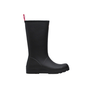 HUNTER秋冬女鞋女士酷玩中筒加绒雨靴户外露营防滑防寒保暖鞋靴