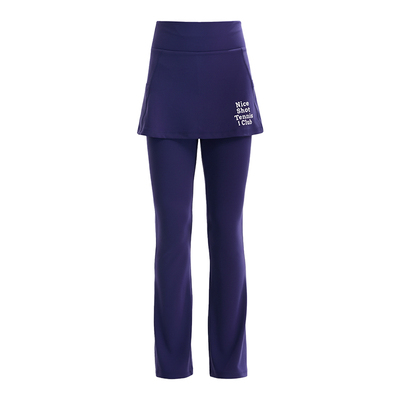 chopiyopi童装 儿童假两件高弹喇叭裤春夏新款女童防晒速干瑜伽裤