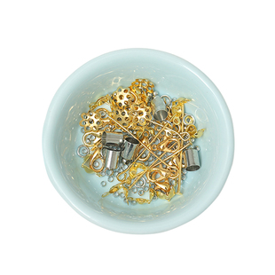 DIY饰品配件九字T针开口闭圈定位珠包扣龙虾花托手链耳环发簪材料