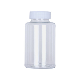 分装瓶小药瓶带盖密封塑料空瓶PET大口径加厚透明化学样品液体瓶