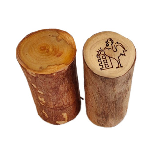 敦煌胡杨木雕木刻 印章原料钥匙扣旅游工艺品可定制刻字刻图刻姓