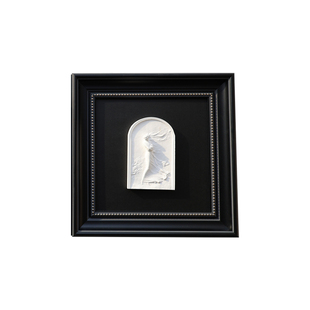 以琳画框中古相框黑色金钱豹石膏像油画复古黑色相框法式画框空框