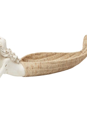 复古树脂美人鱼放钥匙桌面装饰