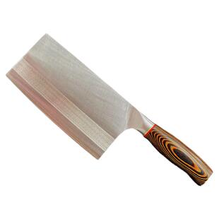 9铬18钼夹钢切片刀三合钢家用菜刀和5Cr15Mo超快薄片锋利厨房刀具