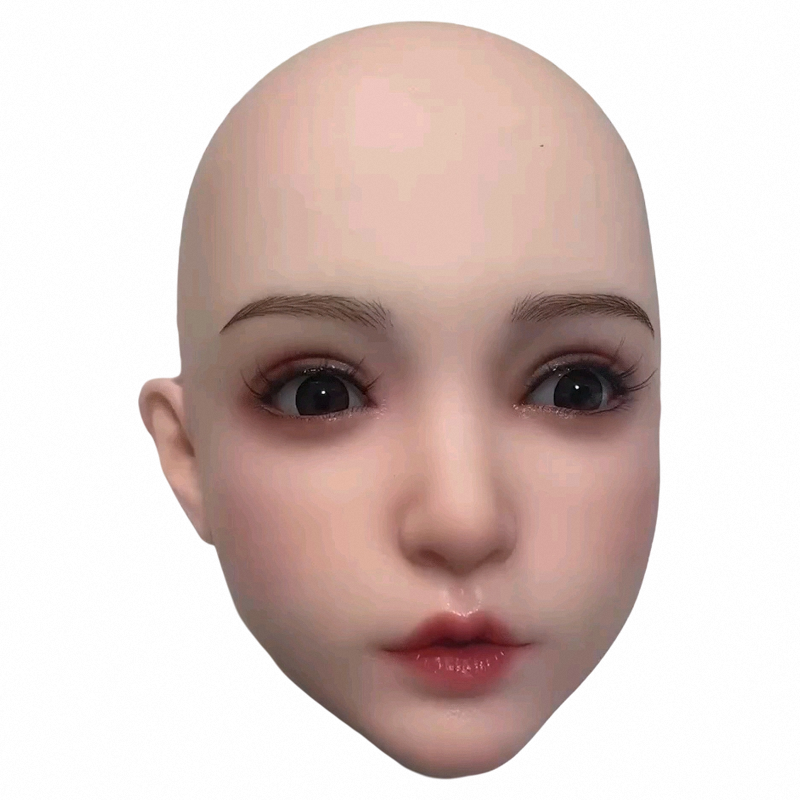 硅胶头雕手办娃娃头M16接口