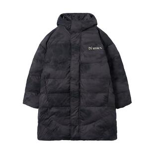 NMAX大码男装冬极寒加厚户外运动中长款羽绒服大身扎染外套