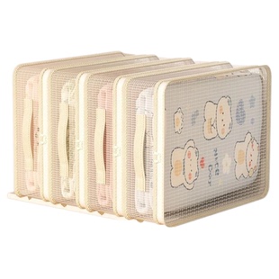 网纱四件套收纳袋换季装衣服整理袋子衣柜衣物带提手透明储物神器