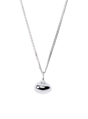 韩国outoflabelS925纯银水滴项链