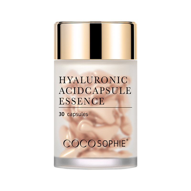 COCOSOPHIE澳洲进口玻尿酸补水抗衰精华胶囊紧致提亮修护金胶