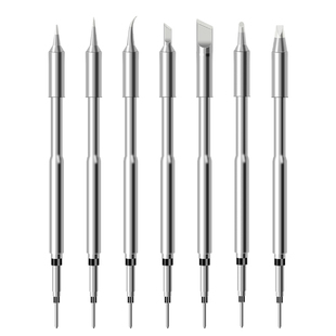 国产JBC245烙铁头无铅恒温焊咀尖头弯尖头刀口通用一体式电洛铁头