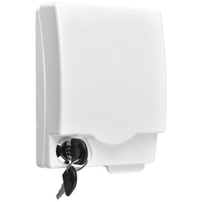 国际电工带锁粘贴防水盒86型