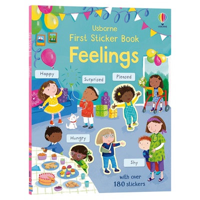 Usborne出品第一个贴纸书感觉