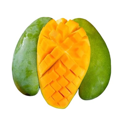 正宗越南大青芒生熟大芒果热带水果口岸新鲜直达整箱批发芒果青皮