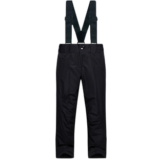 儿童背带滑雪裤男女童防风防水保暖透气中大童保暖冲锋裤冬季棉裤