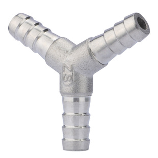 304不锈钢TY型宝塔三通接头L型十字宝塔弯头四通皮管水管软管接头