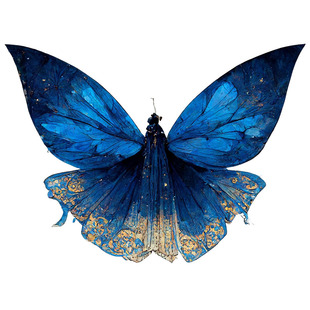 【月色星象】防水闪粉遮盖纹身贴【蓝色幻想】现货