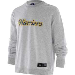 NBA卫衣勇士队篮网队太阳队运动休闲宽松圆领秋季男女