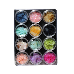 螺钿天然贝壳美甲胸针发簪漆画装饰工艺品diy手工配件非遗材料包