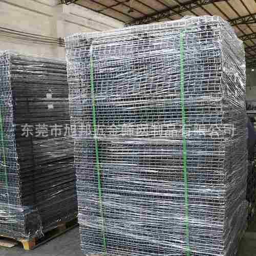 厂家直供金属货架层网铁丝网横梁可拆卸层板式网托盘钢丝重型仓储