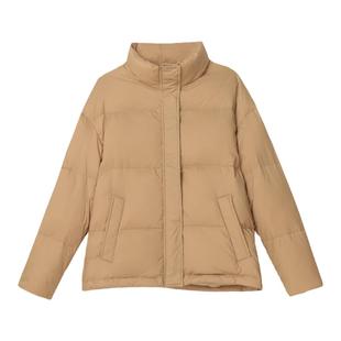 反季清仓特价粉色羽绒服女短款2025新款冬季韩版休闲面包服外套潮