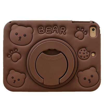 印锦卡通带笔槽适用iPad保护套