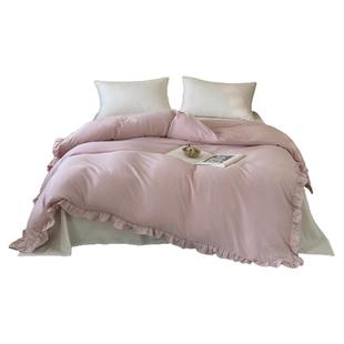 复古风全棉双层纱被套单件纯棉纱布被罩2025新款150x200x230单独