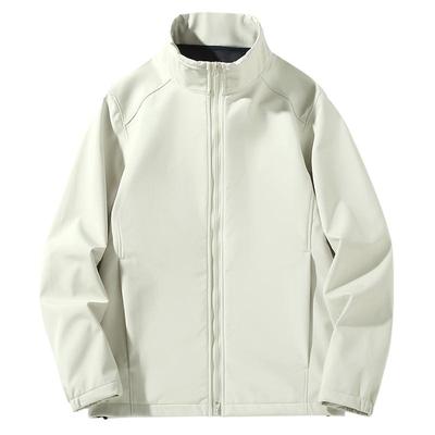 稻草人软壳冲锋衣女士2025款秋冬季户外防风防水保暖登山服男外套