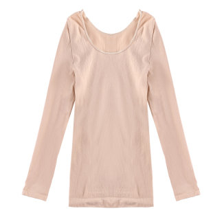 儿童舞蹈打底衫女童肉色打底衣加绒隐形内衣紧身演出服秋冬舞蹈服