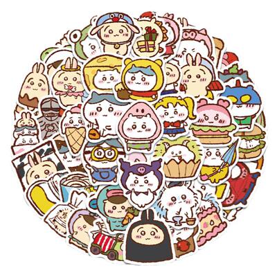 日本新晋顶流萌物CHIIKAWA吉伊卡哇手账贴纸水杯手机iPad防水贴画