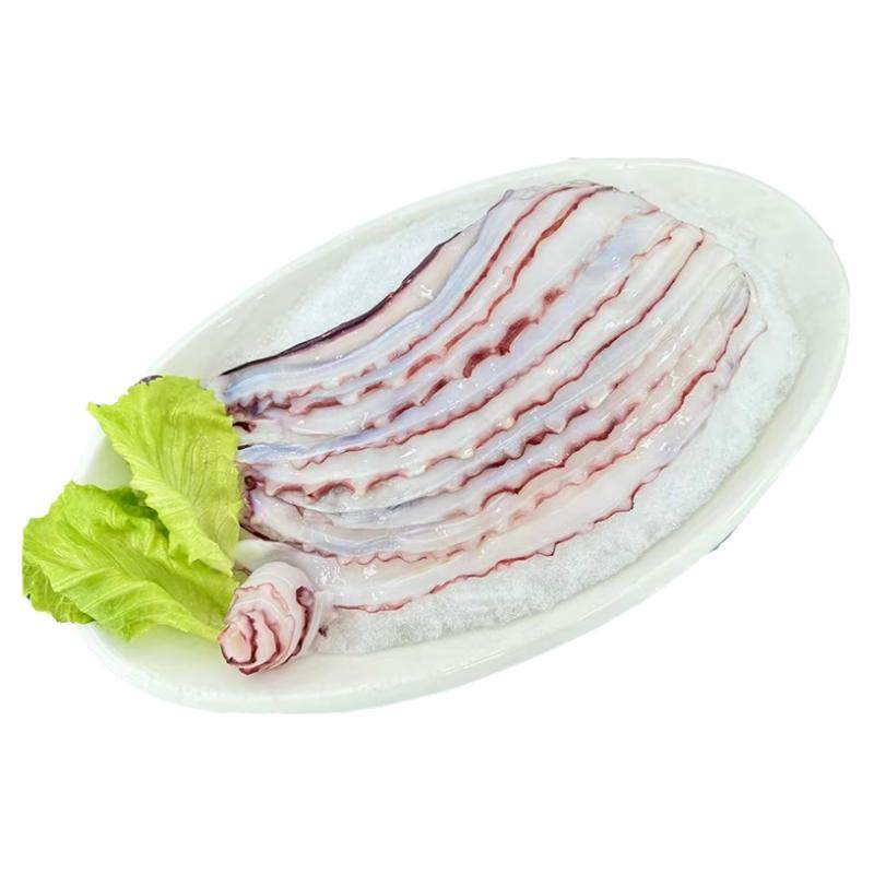 瀑布鱿鱼火锅顺丰包邮鱿鱼大刀切片鱿鱼纸片鱿鱼涮片海鲜商用批发