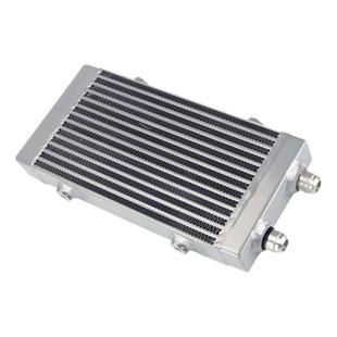 汽车改装通用型小中大号尺寸单边进出双通流道板翅式油冷器散热器