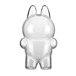 labubu保护套塑料透明三代坐姿站姿防尘拉布布泡泡玛特收纳展示盒