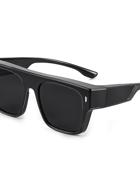 【高适配】叠戴在眼镜上的墨镜男