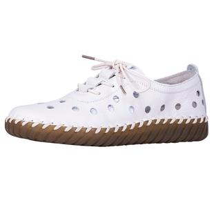 真皮镂空女鞋2026新款夏季休闲凉鞋软底妈妈鞋不累脚洞洞皮鞋女士