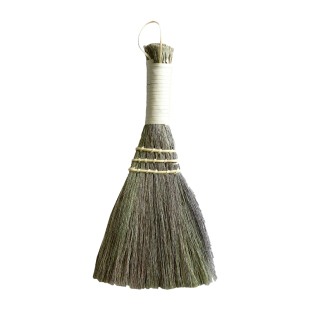 日式手工编织芒草小扫把家用单个沙发不粘头发清洁捎把桌面笤扫帚