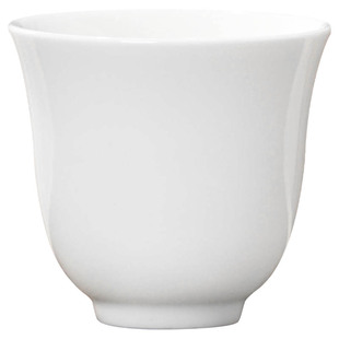 纯白瓷功夫茶具泡茶杯子品茗杯公司开业店铺商会活动LOGO礼品定制