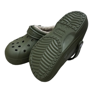 Crocs/卡骆驰国内代购户外男女鞋贝雅暖保暖室内毛毛棉拖鞋205969