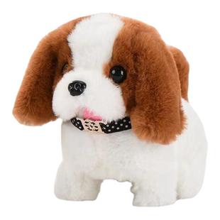 儿童电动毛绒玩具狗狗会走会叫摇尾巴仿真宠物小狗玩偶男女孩礼物