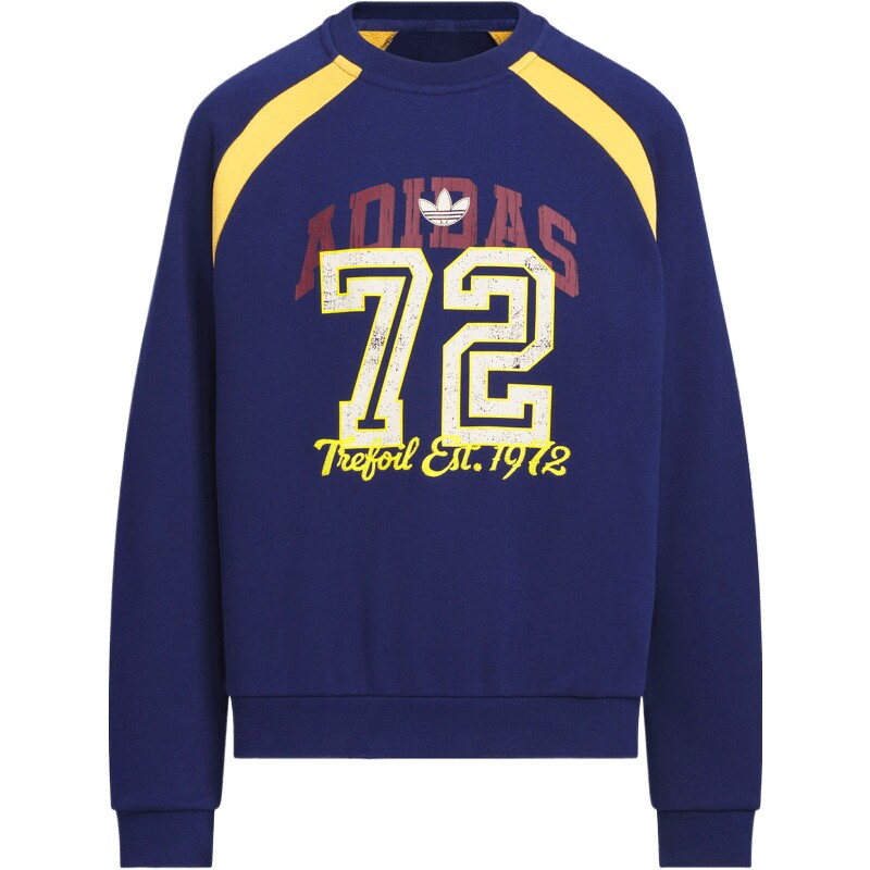 adidas阿迪达斯三叶草大童JK BB CREW 9套头衫卫衣KG6617