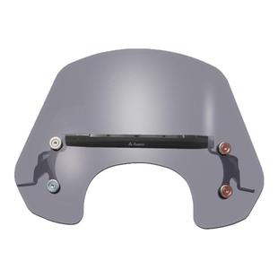 适用轻骑铃木US125T前挡风板装饰风挡玻璃扩展杆改装防风导流罩