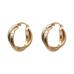 韩国轻奢耳圈2025新款小众简约金属小众银针耳环女耳坠耳饰高级感