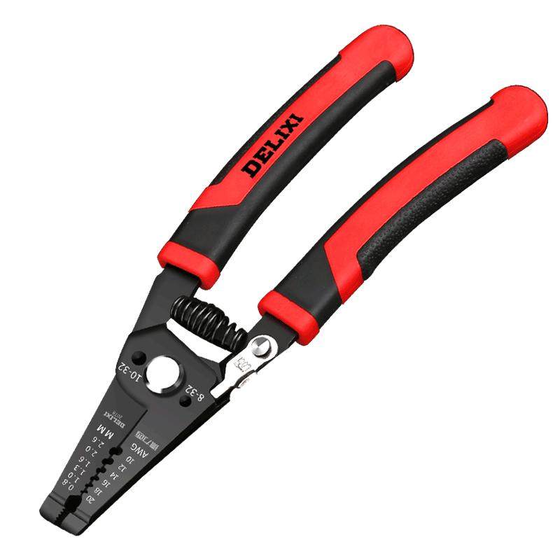 德力西剥线钳多功能电工压线钳拨线剪线钳电缆剪刀剥皮器扒线钳子