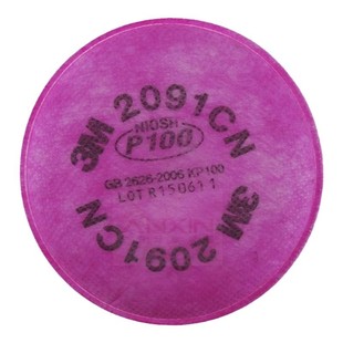 3M2097CN过滤棉2091P100防尘2076酸性有机气体颗粒物3M7093滤毒盒